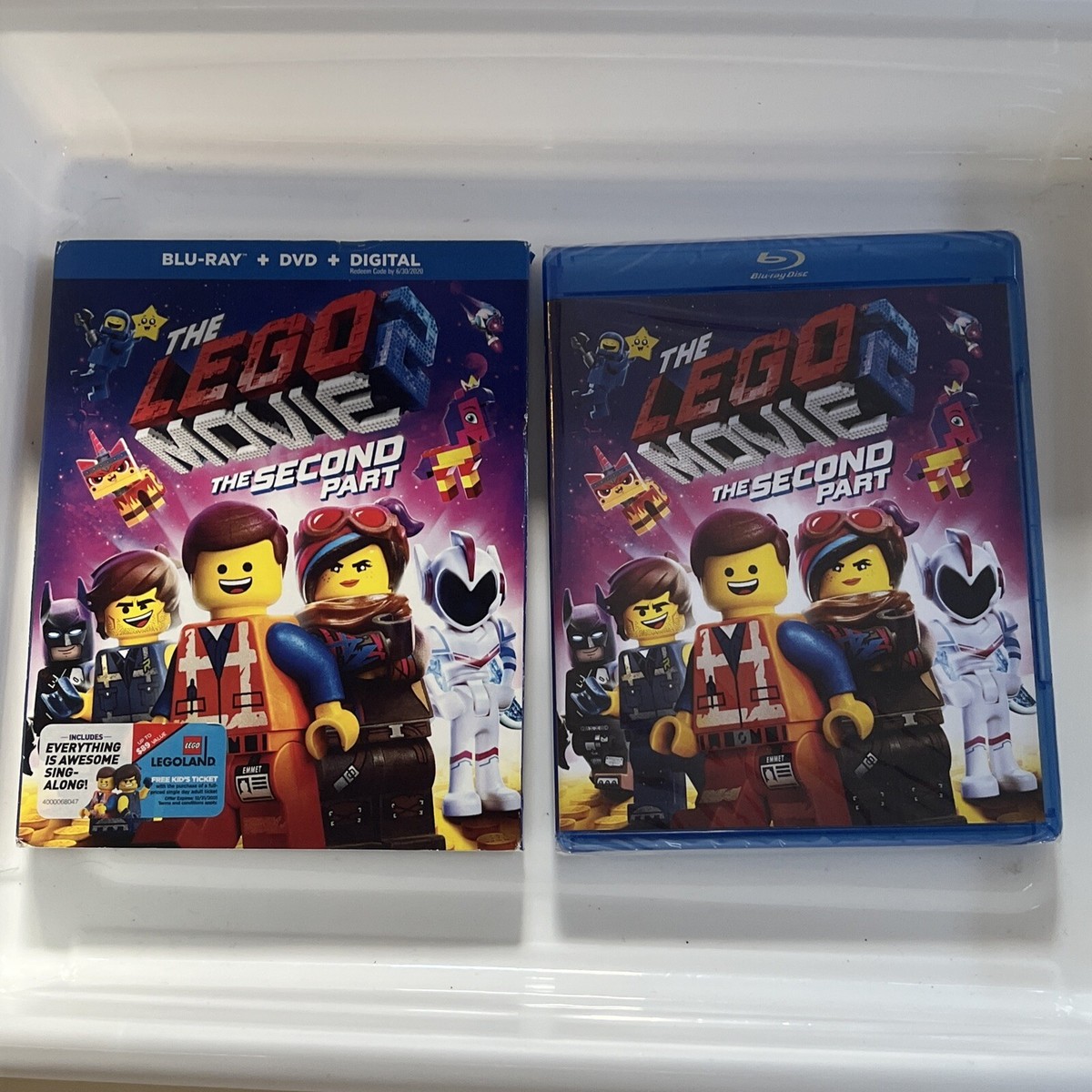 The Lego Movie 2: The Second Part (Blu-ray + Digital 2019) New