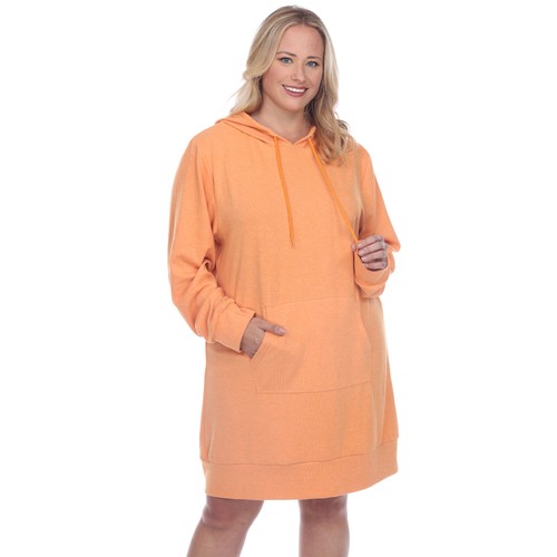 Plus Size Hoodie Sweatshirt Dress 