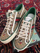 Size 11 - Gucci Tennis 1977 x Disney Mickey Mouse - 606111-H0T10-8530 for  sale online | eBay