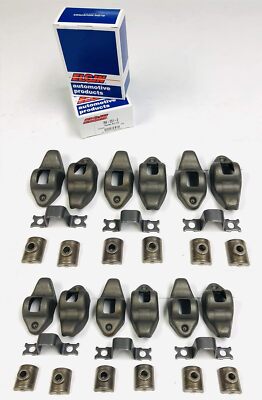 ROCKERS Arms+Straps+Fulcrums Set/12 for 1973-1982 AMC Jeep 3.8L 4.2L ...