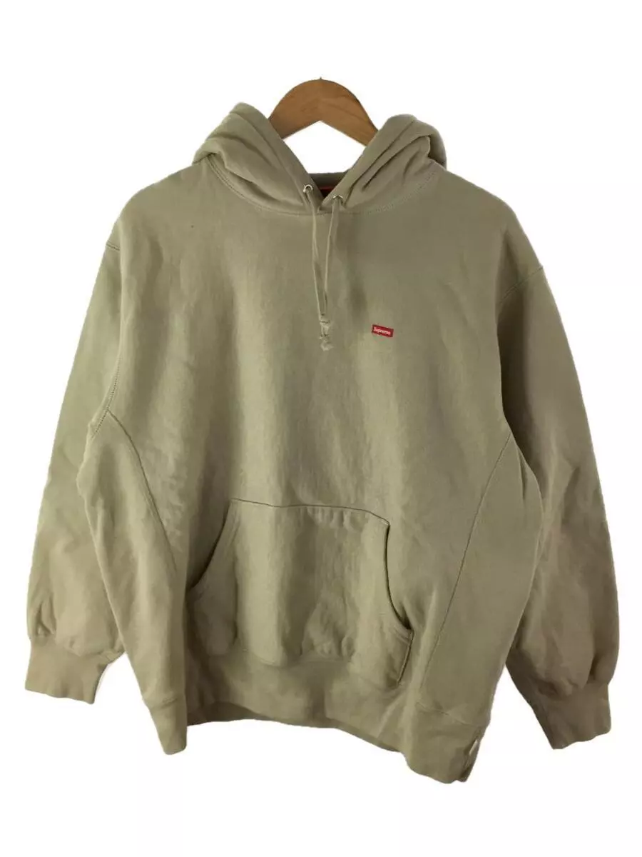 Supreme 20SS Small Box Hooded Sweatshirt Hoodie M Beige Cotton