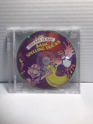 Dream Team Basic Spelling Tricks PC CD-ROM Windows 3.1 Vintage Software 1994