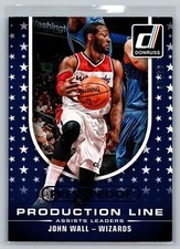 2014-15 Donruss #3 John Wall Production Line Assists Press Proofs Blue #/99