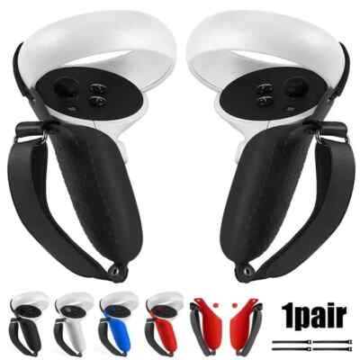 For Oculus Quest 2 Controller VR Silicone Sleeve Handle Grip Cover Hand Strap AU