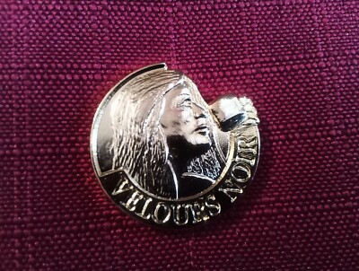 Pin's Kaffee Marke Samt schwarz goldene Pin's Kaffeetasse selten (433)
