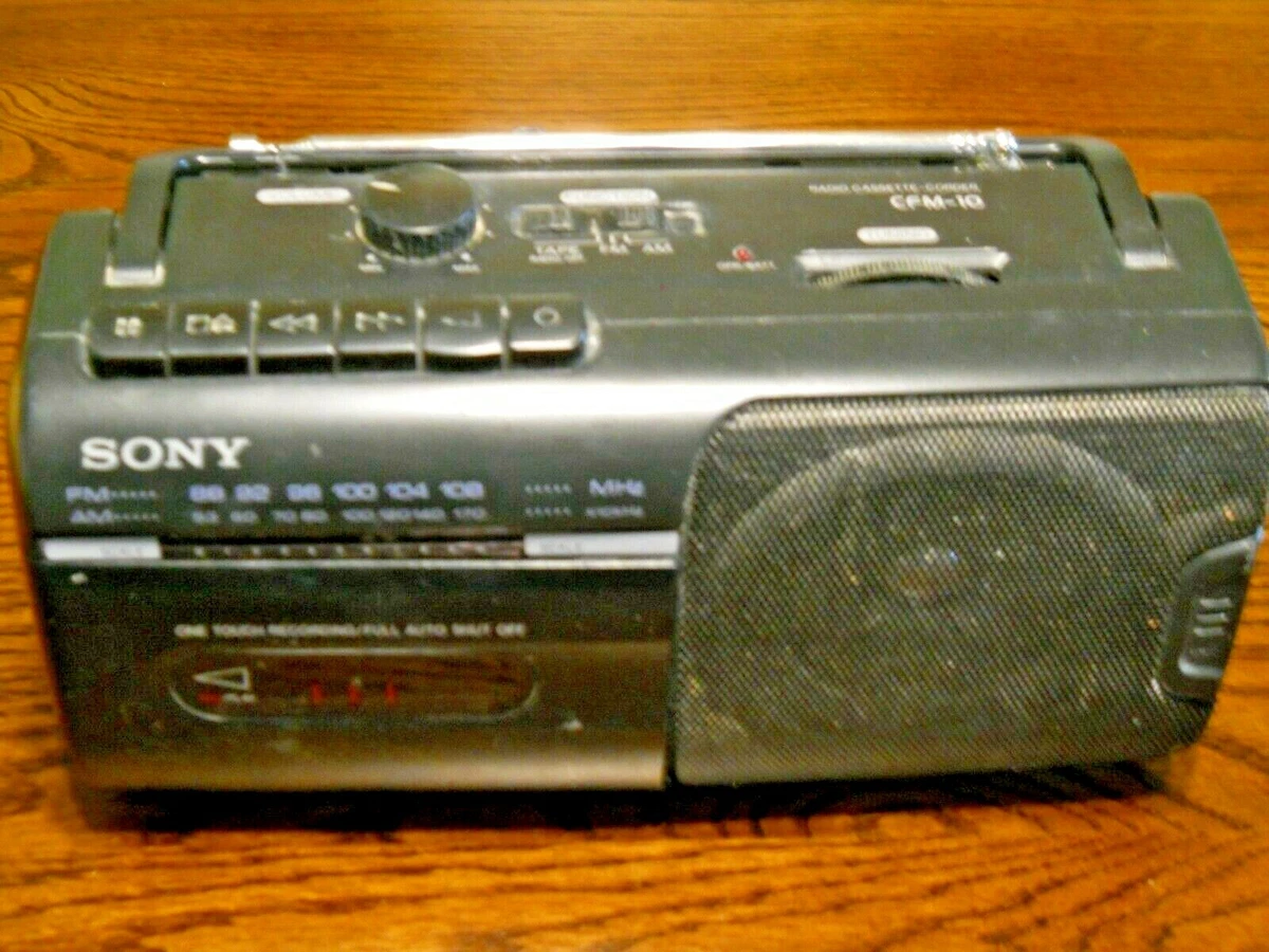 Sony CFM-10 Radio Cassette-corder (tested)