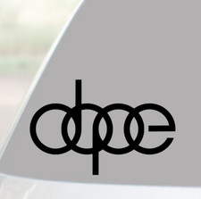 Dope Vinyl Decal Car Truck Sticker Rear Window Bumper Lowered Drift Jdm Illest