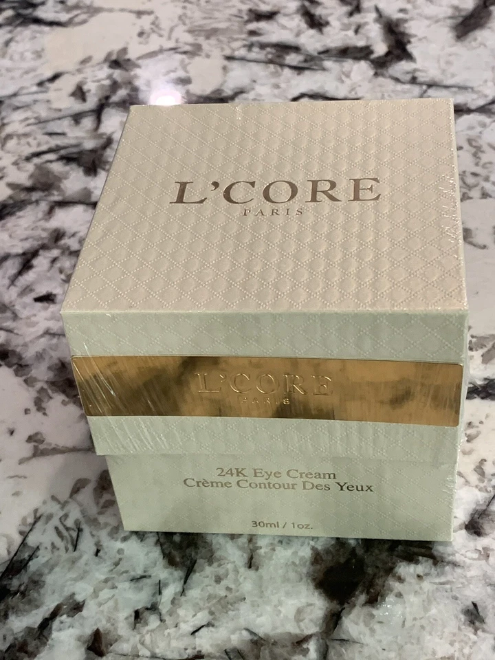 L'CORE PARIS 24K Gold Eye Cream 1oz/30ml Original Factory Sealed MSRP$450 - Image 2 of 4