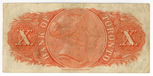 1935 Bank of Toronto - Dominion of Canada - 10 Dollar Banknote - VF - SN: 067662 - Picture 2 of 3