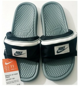 nike slides with zipper