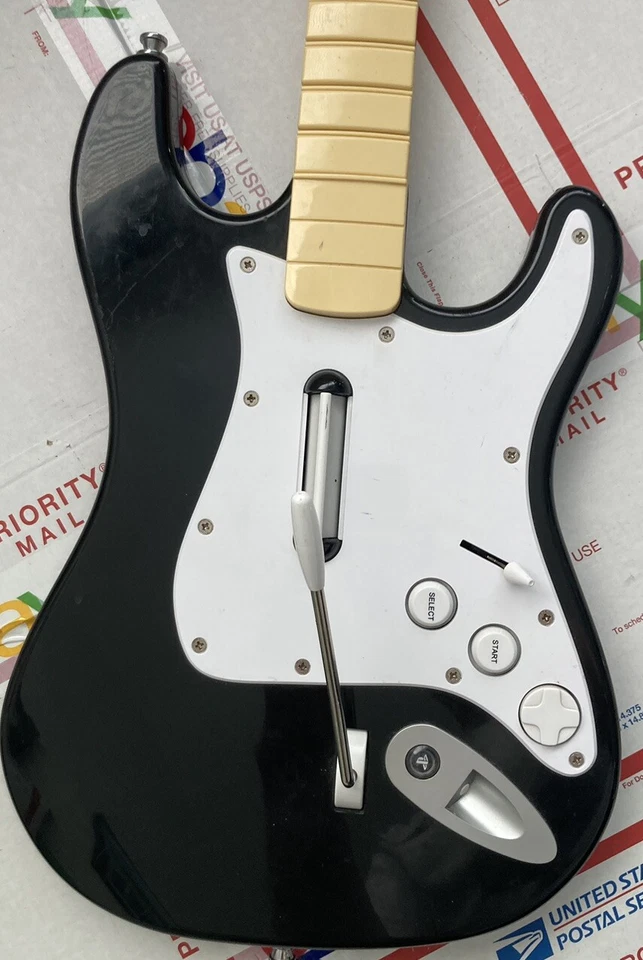 Guitar Hero Rockband Fender Stratocaster Playstation No Dongle UNTESTED - AS IS - Image 2 of 4