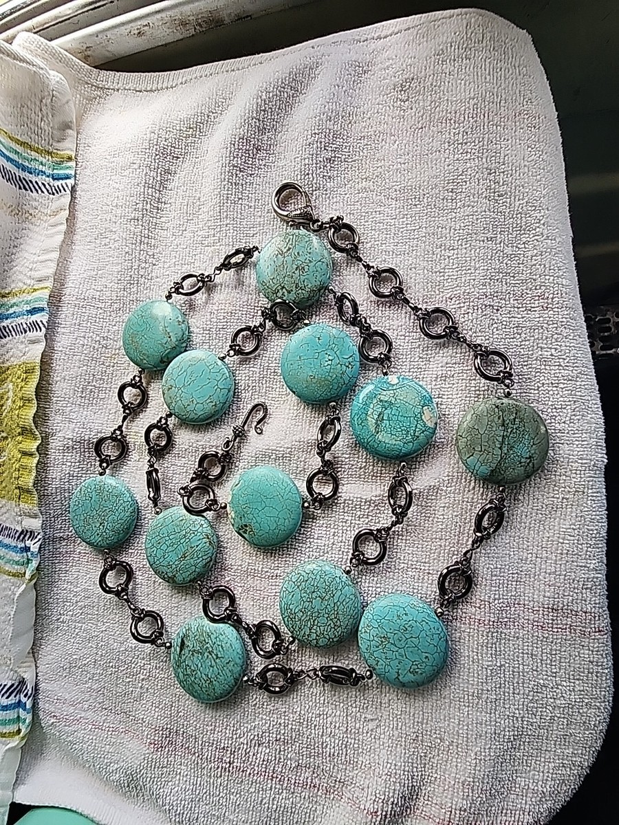 Handmade Number Eight Turquoise Belt 48 Inches Long | eBay display picture 3