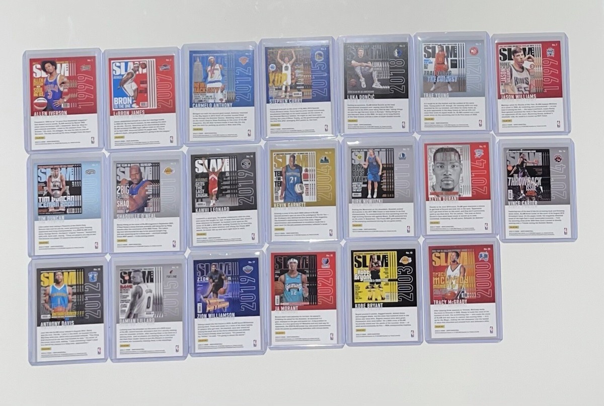2020-21 NBA HOOPS SLAM COMPLETE SET 1-20 Kobe, Ja, Zion, Lebron | eBay