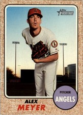 2017 Topps Heritage High Number #591 Alex Meyer Los Angeles Angels