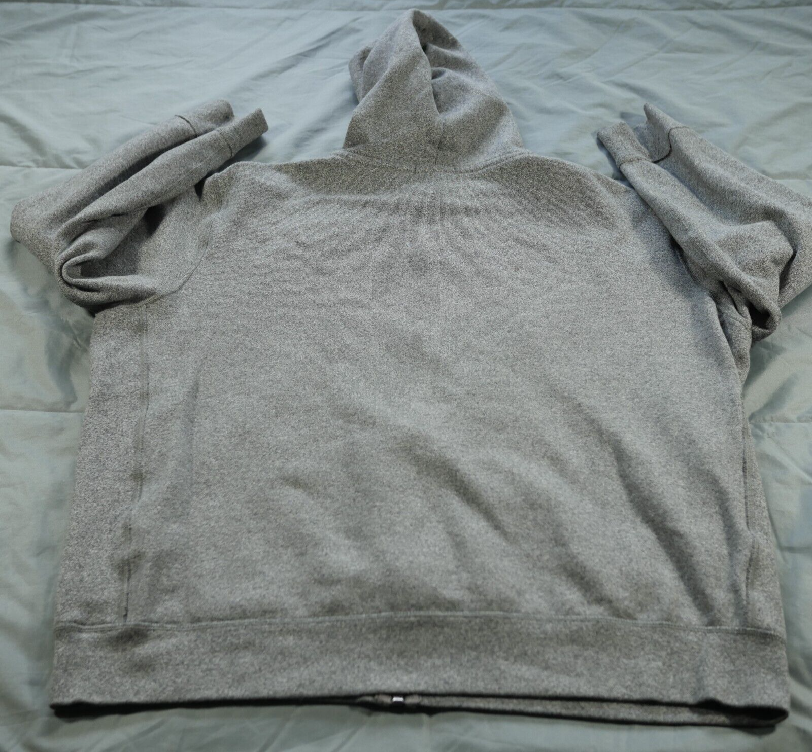 Maglione Ralph Lauren uomo XXL grigio pile felpa con cappuccio zip intera pony casual outdoor