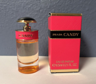 PRADA Candy EDP Dau De Parfum Perfume Splash Travel Mini Bottle .21oz/6.5ml NIB