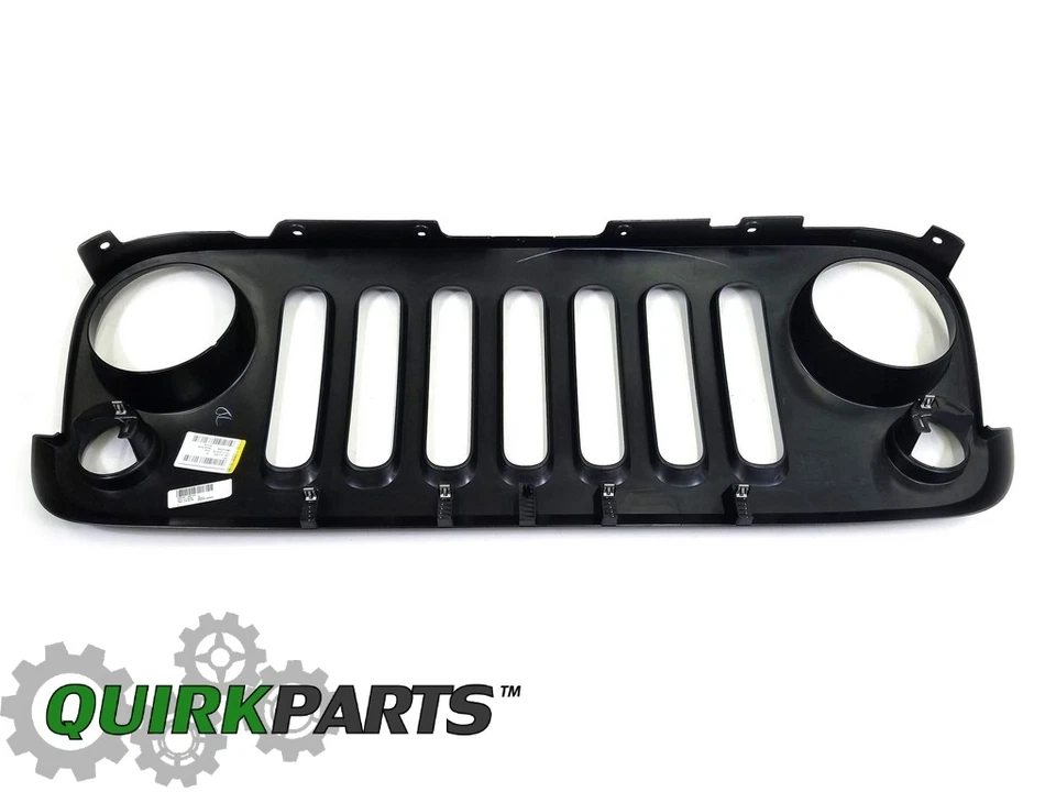 Jeep Wrangler JK 2007-2018 pintura a juego con parrilla del radiador delantero imprimado OEM Mopar Foto 4 de 4