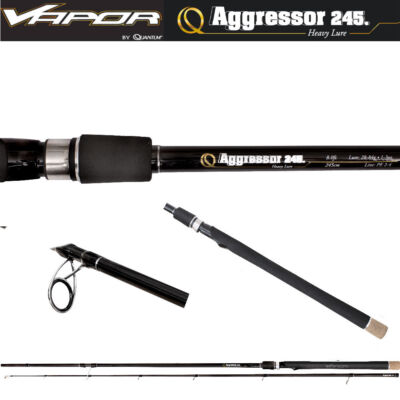 Quantum Vapor Detector Aggressor Heavy Lure 2,45m 28-84g Spin Rute RaubfischShop