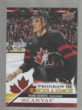 2020-21 Upper Deck Series 2  Shane Bowers Program of Excellence #C262 Canvas RC