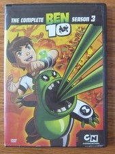 Ben 10 2-DVD Complete Season 3 13 Episodes Animation Cartoon Network CN