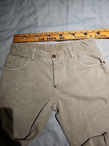 Massimo Dutti Boys Pants Size 13-14a Beige Slim Fit Jeans Denim Trousers - Picture 10 of 14