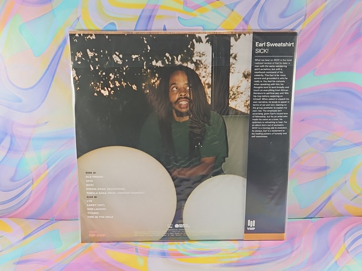 欧LP Earl Sweatshirt SICK! 093624868286 Warner Records /00260 Lp Earl Sweatshirt Sick 093624868286 Warner Records /00260