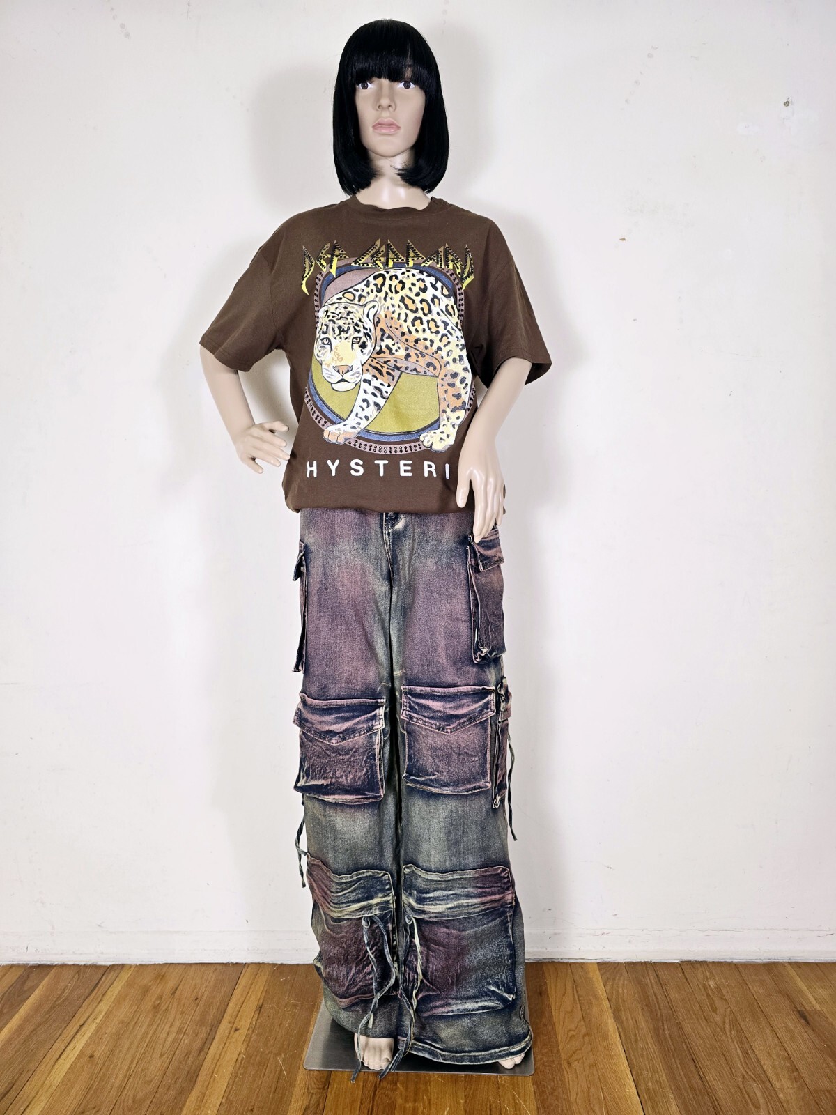 Cotton Candy cargo Jeans [large)