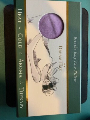DreamTime Aromatherapy Breathe Easy FACE Pillow Hot/ Cold Lavender color