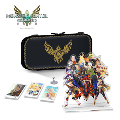 NEW CAPCOM Monster Hunter Stories 2  Wings of Ruin E-CAPCOM Original Goods Set