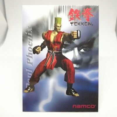 003 Paul Phoenix TEKKEN Namco Official Collection Cards Trading Video Game