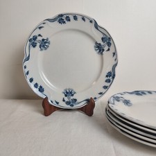 Assiettes Plates Décor Milla De Villeroy Et Boch 1918-1935 Faïence Ancienne 