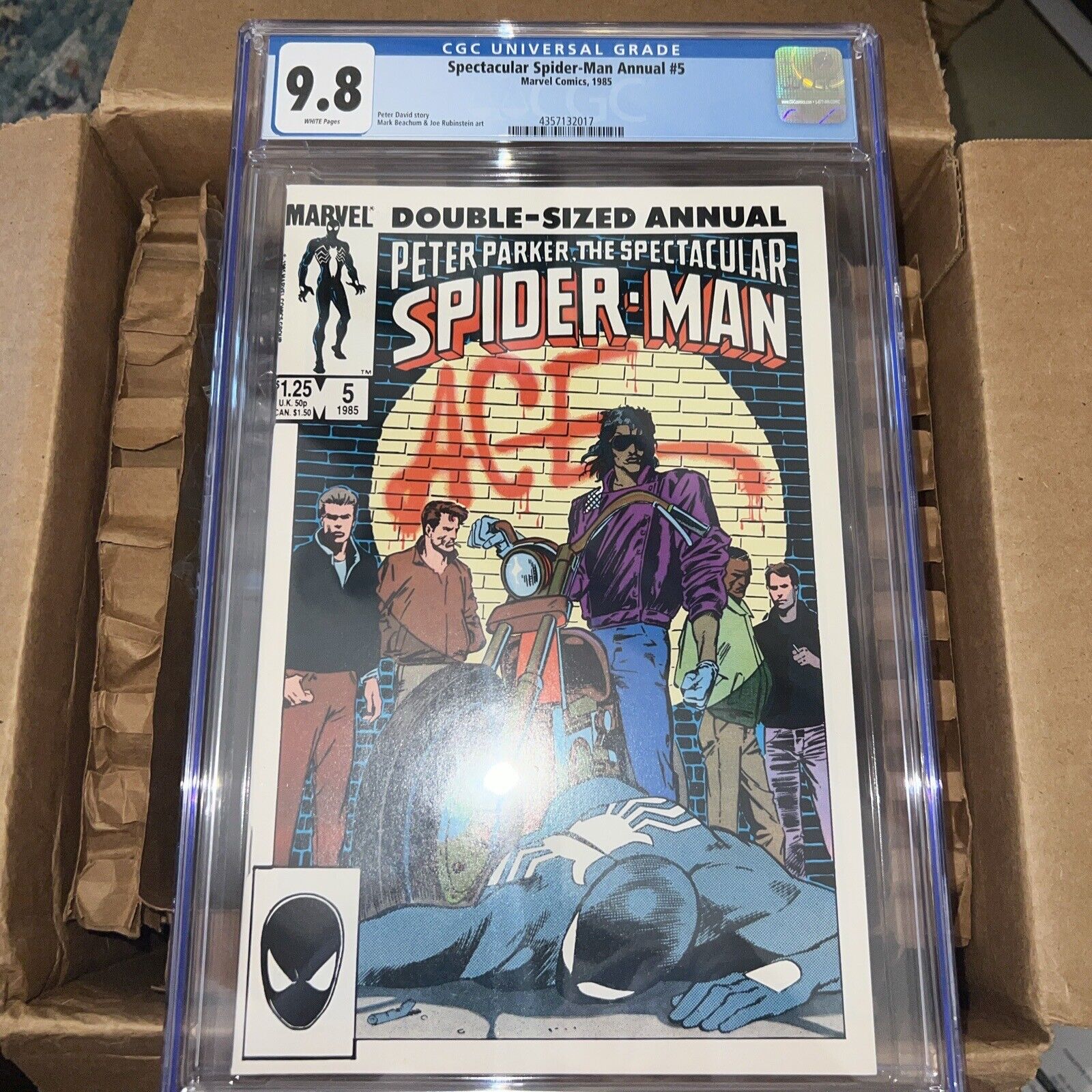 Peter Parker The Spectacular Spider-Man Annual #5 Marvel Comics ©1985 CGC 9.6