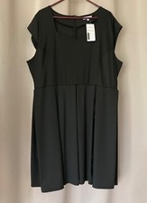MEANEOR DRESS Black with Lace Panels Women's 3XL