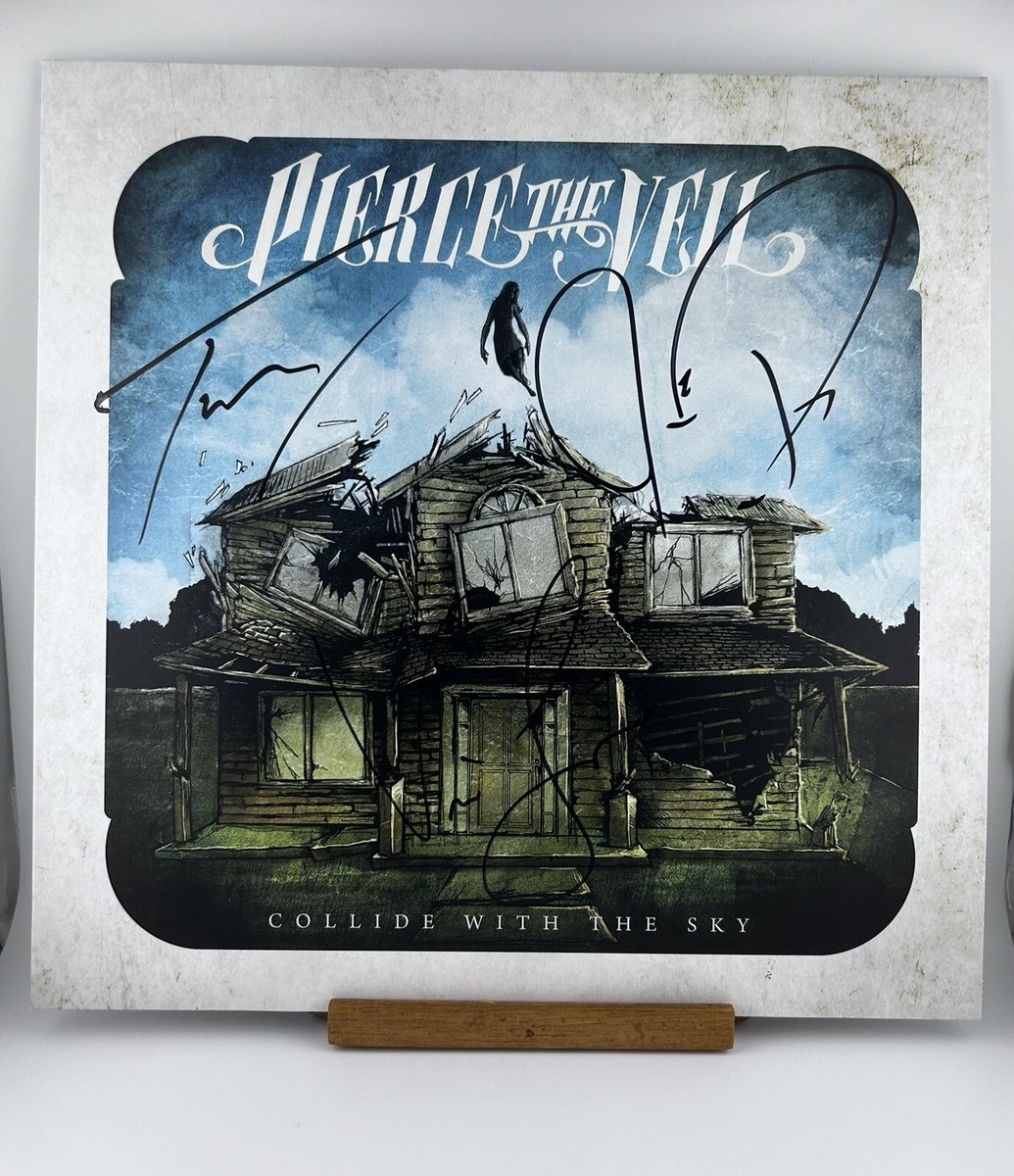 PIERCE THE VEIL Signed Collide With The Sky Exclusive LP Light