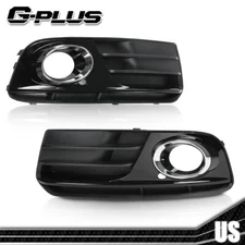 Pair Of Front Bumper Fog Light Covers Grille Bezel Fit For 2013-2017 Audi Q5 NEW