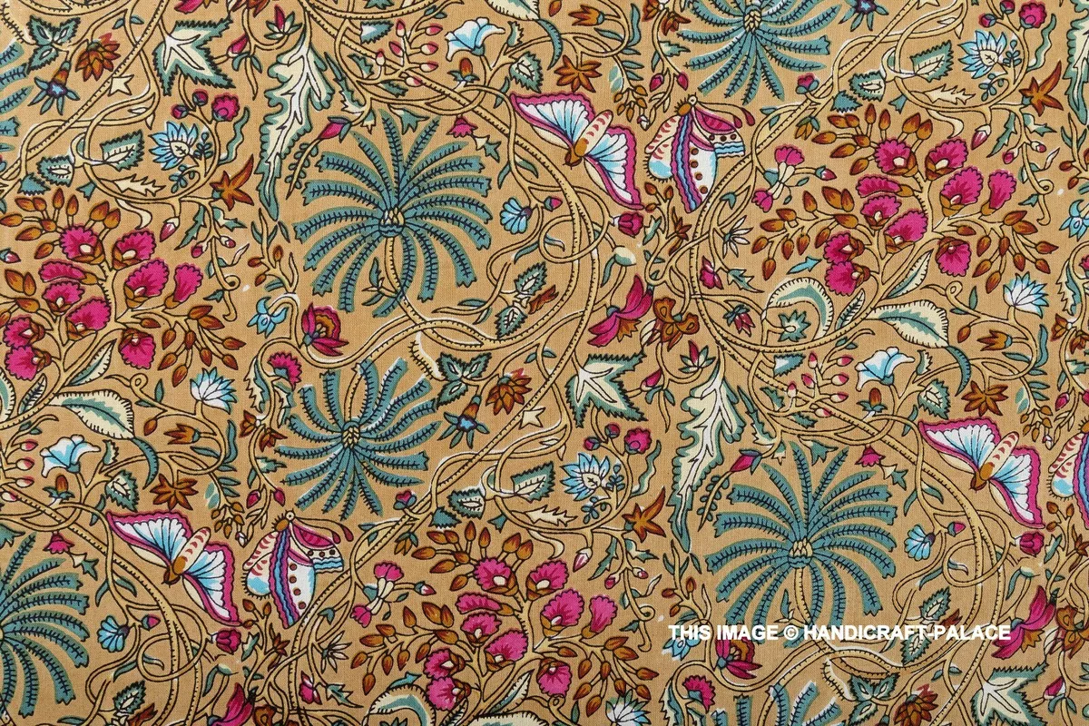 Dressmaking 3 Yard New Indian Cotton Running Loose Handmade Sewing