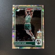 Jayson Tatum 2023-24 Panini NBA Hoops Premium Stock Silver Ice Prizm Celtics