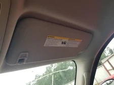 09 CHEVY SILVERADO 1500 SUN VISOR RIGHT PASSENGER GRAY ILLUMINATED