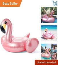 Inflatable Flamingo Pool Float XL Plastic Fast Valve Summer Beach Lounge
