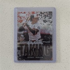 Topps 2025 Stadium Club Coby Mayo Yours for the Taking Rookie #YK-7 Orioles MLB