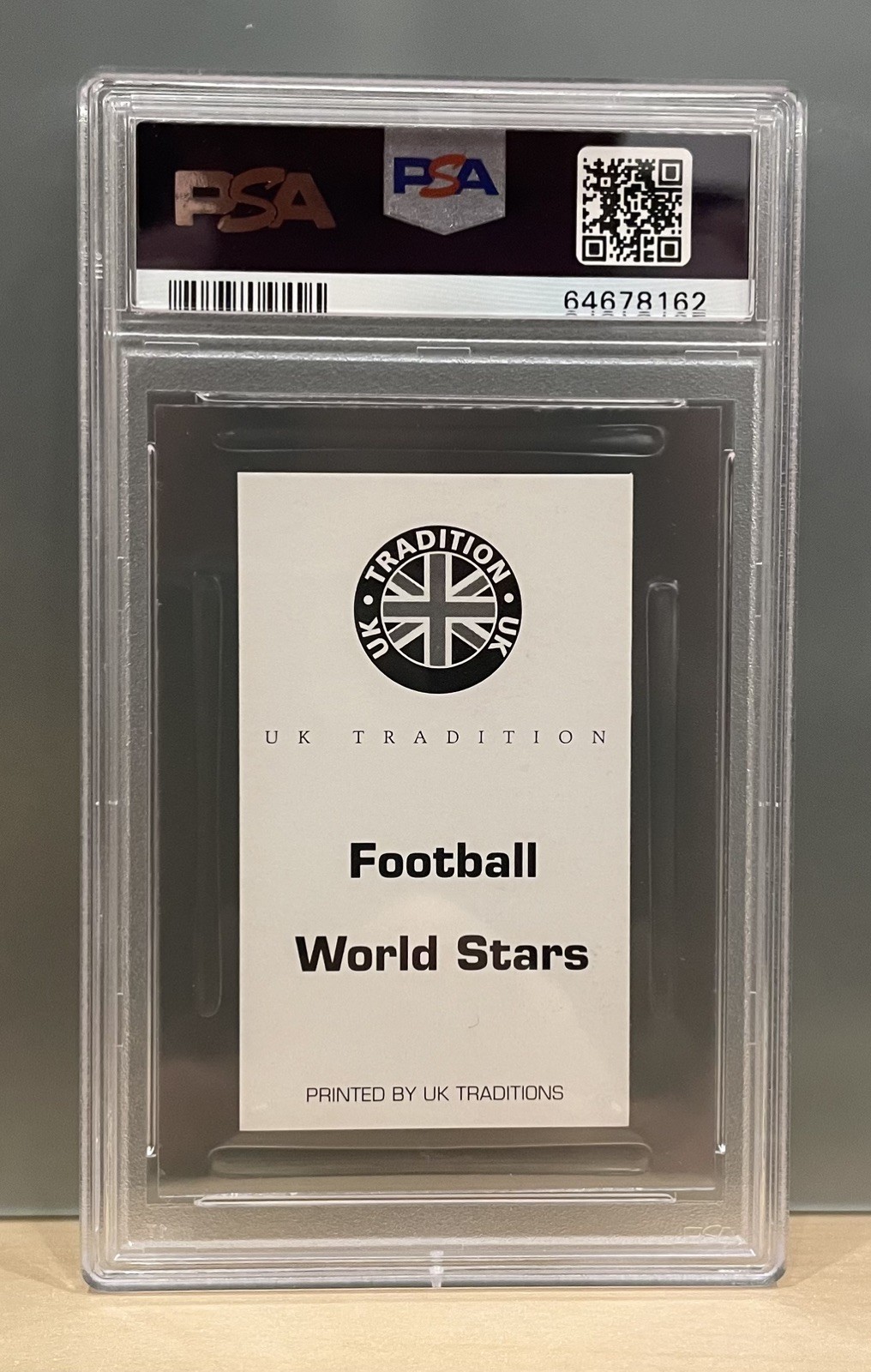 2006 UK Traditions Football World Stars Cristiano Ronaldo PSA 9 Mint Portugal view 2