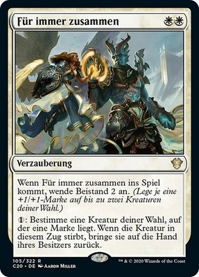 Magic/MTG Für immer zusammen C20-105 Rare Deutsch NM
