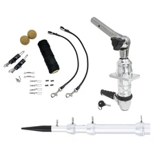 Tigress XD Top Mount System - 15' - Silver Outriggers Elite Rigging Kit