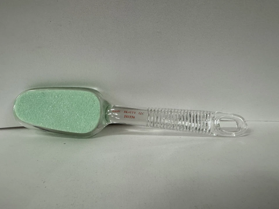 Foot scruber Professional Callus Foot File Dual Sided.  Clear - Image 2 of 3