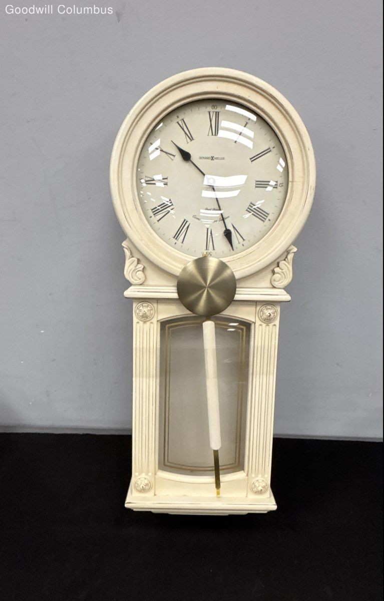 Howard Miller 625-337 Wall Clock Dual Chime Pendulum Commemorative Edition 27"