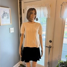 Vintage Liz Claiborne Liz Sport Short Sleeve Sweater SZ MED