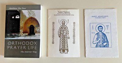Orthodox Prayer Life Matthew the Poor + Saints Booklets Lot SVS