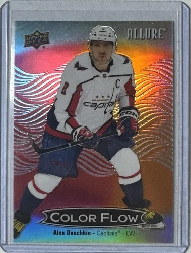 2024-25 Upper Deck Allure - Color Flow Alex Ovechkin #CFL-5 Red Orange