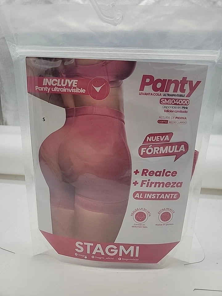 Fajas Stagmi Set Seductor SMI04000 Pink + Tanga Invisible SMI04038 Panty y Tanga - Image 4 of 4