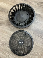 GENUINE OEM KOHLER FLYWHEEL FAN PART # 24 157 12-S and grass screen